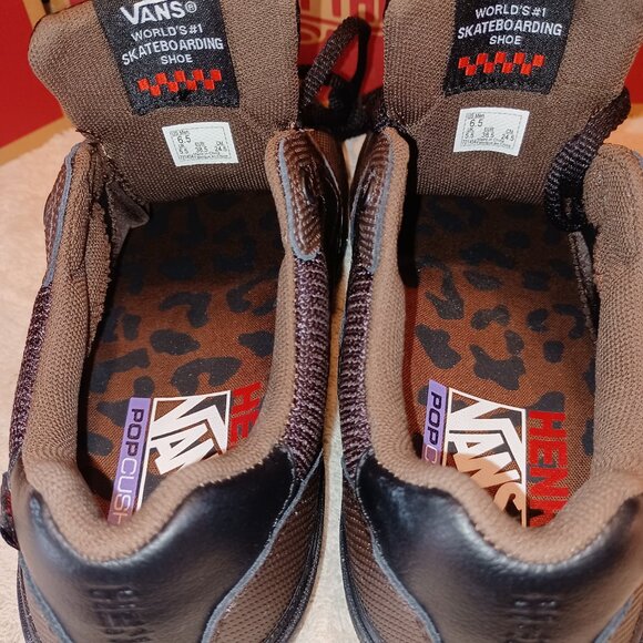 Vans Men's 7/Women's 8.5 Wayvee Justin Henry Coffeebean Black Popcush VN0A5JIA8A - Picture 5 of 12